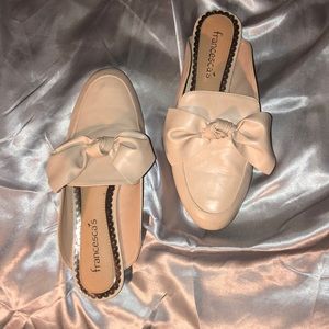 Francesca’s Loafer Mules (light pink) size 8 ✨